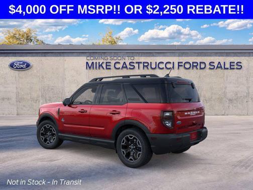Ruby Red Metallic Tinted Clearcoat 2026 Ford Bronco Sport Outer Banks