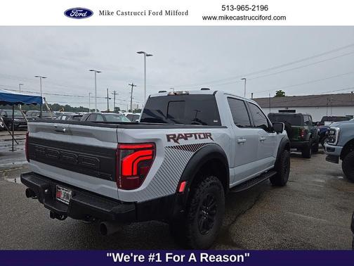 Space White Metallic 2025 Ford F-150 Raptor