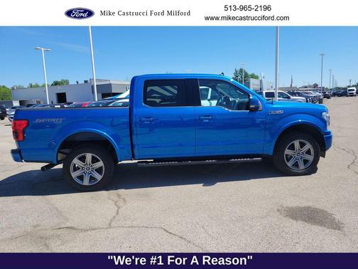 Blue Metallic 2019 Ford F-150 Lariat