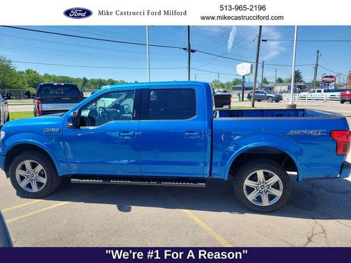 Blue Metallic 2019 Ford F-150 Lariat