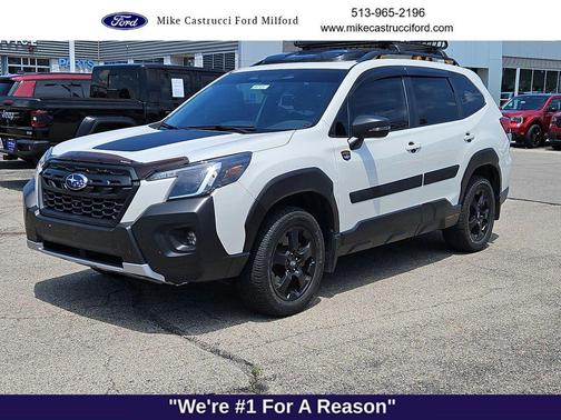 Crystal White Pearl 2023 Subaru Forester Wilderness