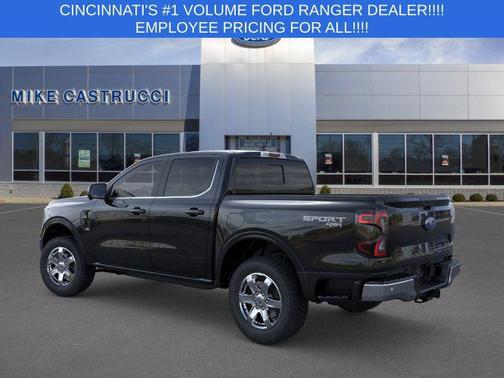 Shadow Black 2026 Ford Ranger LARIAT