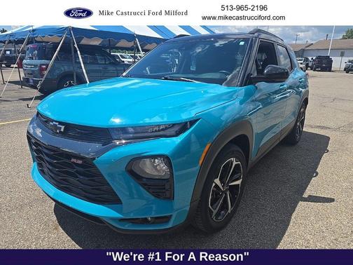 Oasis Blue 2021 Chevrolet Trailblazer RS
