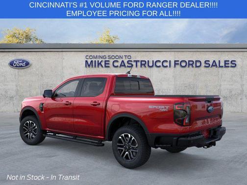 Ruby Red Metallic Tinted Clearcoat 2026 Ford Ranger LARIAT