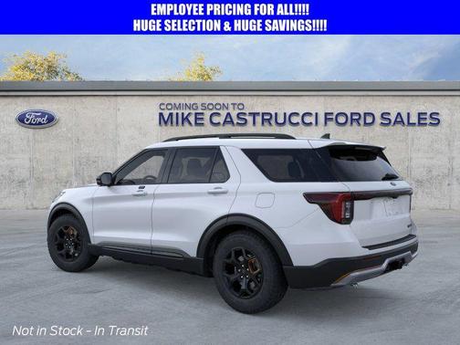 Space White Metallic 2026 Ford Explorer Tremor