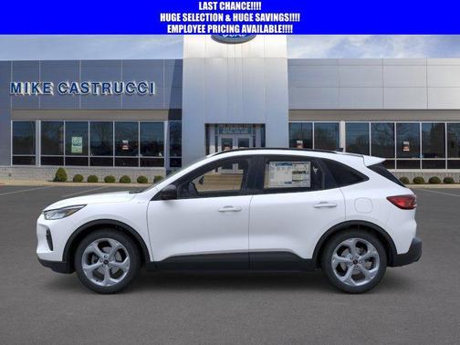star white metallic tri-coat 2026 Ford Escape ST-Line
