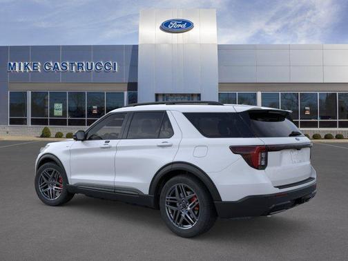 Space White Metallic 2026 Ford Explorer ST-Line