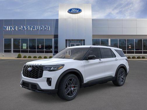 Space White Metallic 2026 Ford Explorer ST-Line