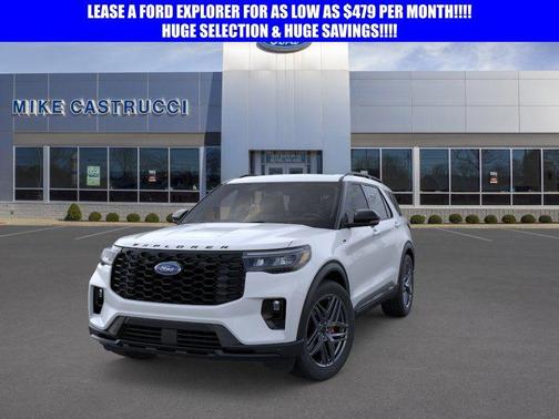 Space White Metallic 2026 Ford Explorer ST-Line