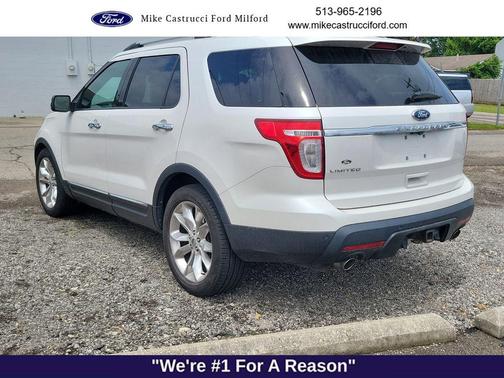 White Platinum Metallic Tri-Coat 2011 Ford Explorer Limited
