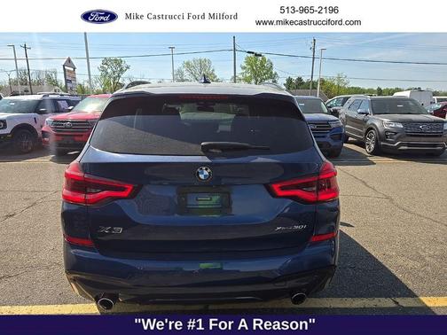Blue Metallic 2021 BMW X3 xDrive30i
