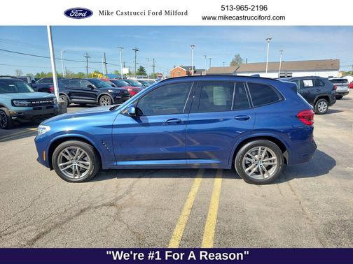 Blue Metallic 2021 BMW X3 xDrive30i
