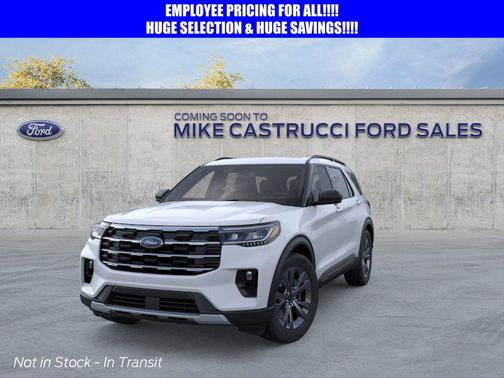 Space White Metallic 2026 Ford Explorer Active w/200A Pkg
