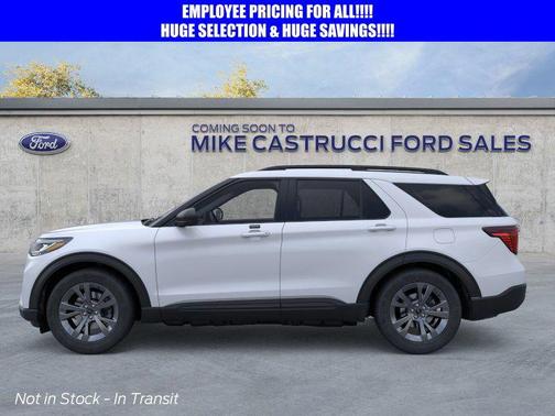 Space White Metallic 2026 Ford Explorer Active w/200A Pkg