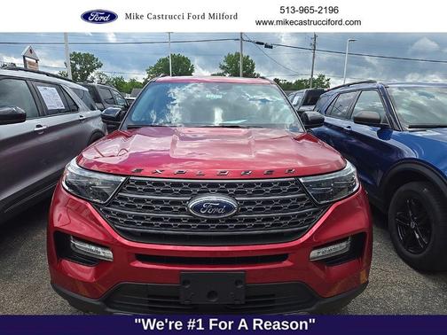 Rapid Red Metallic Tinted Clearcoat 2023 Ford Explorer XLT