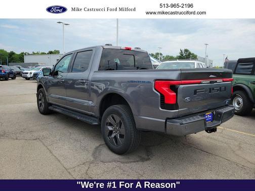 Carbonized Gray Metallic 2023 Ford F-150 Lightning LARIAT