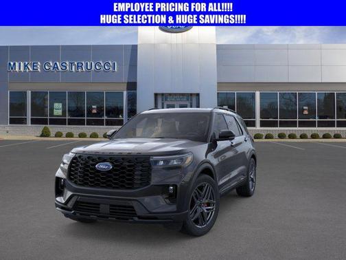Agate Black Metallic 2026 Ford Explorer ST-Line