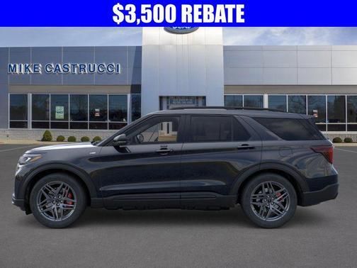 Agate Black Metallic 2026 Ford Explorer ST-Line