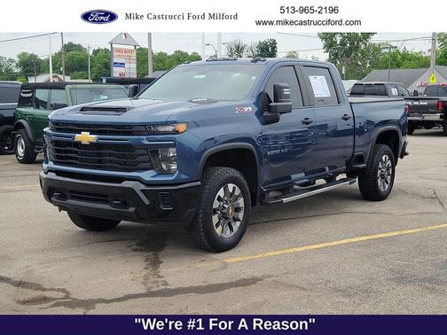 Lakeshore Blue Metallic 2025 Chevrolet Silverado 2500 Custom