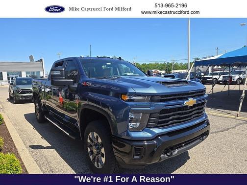 Lakeshore Blue Metallic 2025 Chevrolet Silverado 2500 Custom