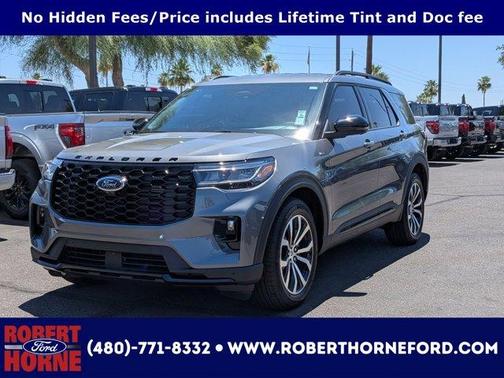 Carbonized Gray Metallic 2026 Ford Explorer ST-Line