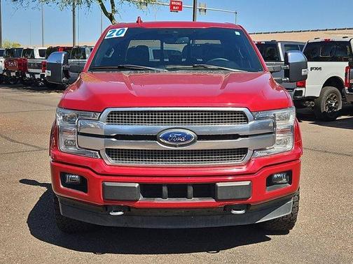 Red Metallic 2020 Ford F-150 Platinum