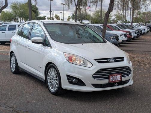 White Platinum Clearcoat Metallic 2016 Ford C-Max Hybrid SEL