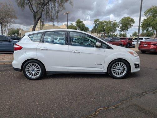 White Platinum Clearcoat Metallic 2016 Ford C-Max Hybrid SEL