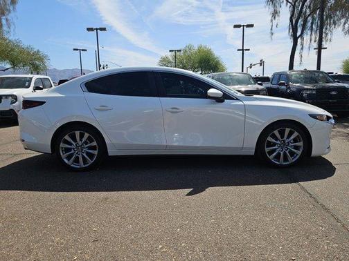 Snowflake White Pearl 2023 Mazda Mazda3 FWD w/Preferred Package