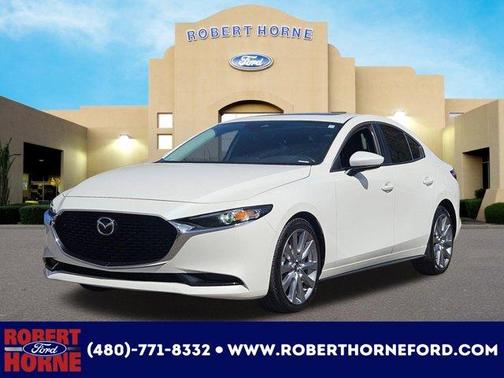 Snowflake White Pearl 2023 Mazda Mazda3 FWD w/Preferred Package