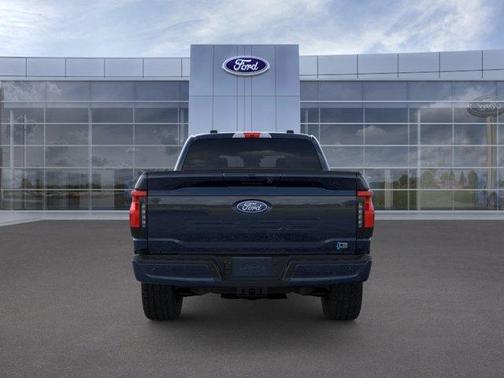Agate Black Metallic 2025 Ford F-150 Lightning Flash
