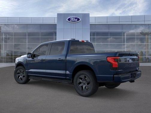 Agate Black Metallic 2025 Ford F-150 Lightning Flash