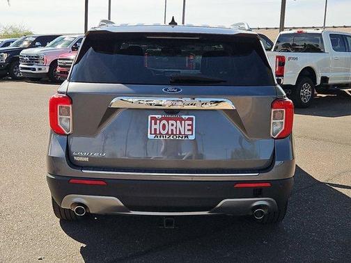 Gray Metallic 2021 Ford Explorer Limited