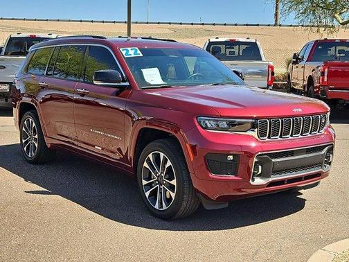 Velvet Red Pearlcoat 2022 Jeep Grand Cherokee L Overland