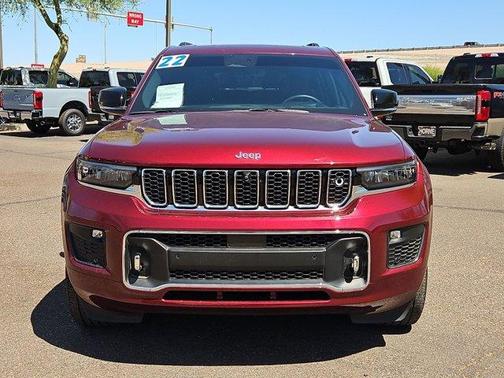 Velvet Red Pearlcoat 2022 Jeep Grand Cherokee L Overland