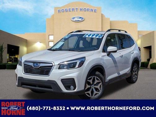Crystal White Pearl 2021 Subaru Forester Premium