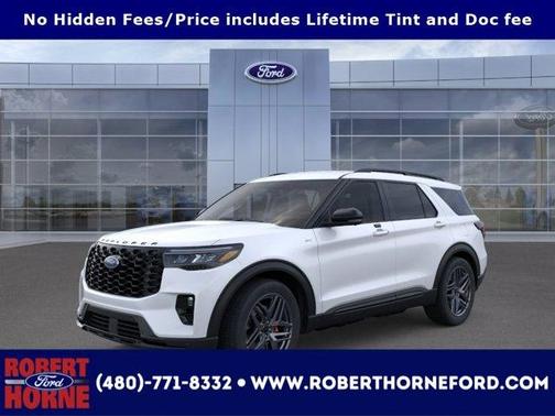 Star White 2026 Ford Explorer ST-Line