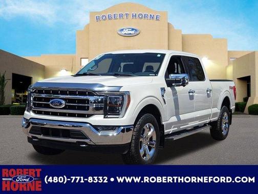 White Metallic 2021 Ford F-150 Lariat