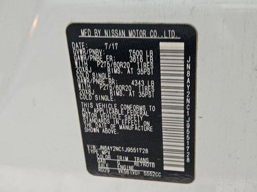 2018 Nissan Armada SL