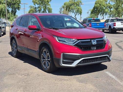Radiant Red Metallic 2021 Honda CR-V Hybrid EX-L