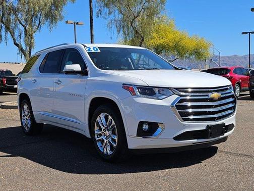 Summit White 2020 Chevrolet Traverse High Country