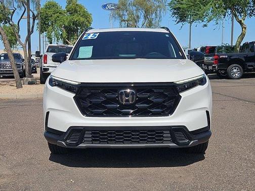 Platinum White Pearl 2025 Honda CR-V Hybrid Sport