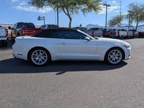 White Platinum Clearcoat Metallic 2017 Ford Mustang EcoBoost Premium