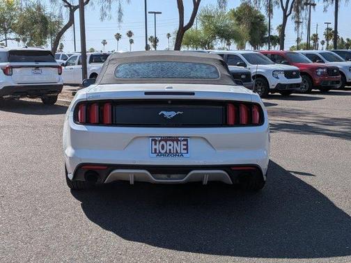 White Platinum Clearcoat Metallic 2017 Ford Mustang EcoBoost Premium