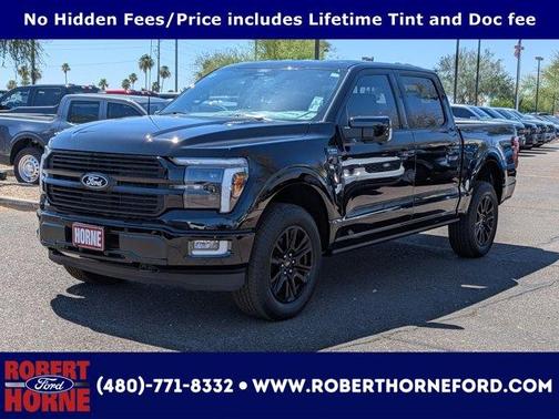 Agate Black 2025 Ford F-150 Platinum