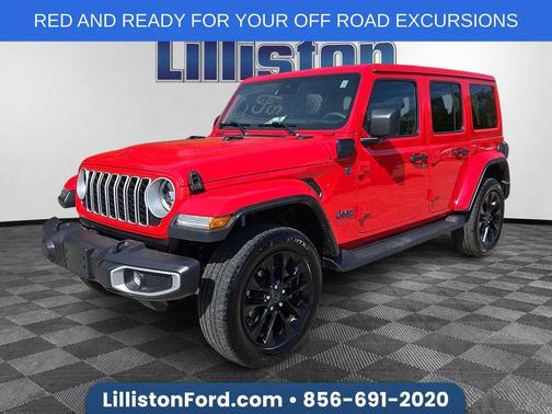 Firecracker Red Clearcoat 2025 Jeep Wrangler 4xe Sahara