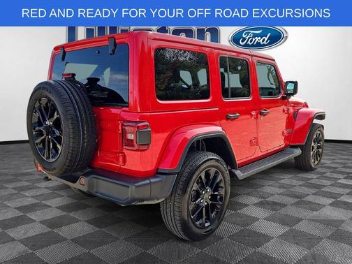Firecracker Red Clearcoat 2025 Jeep Wrangler 4xe Sahara