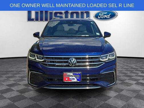 Atlantic Blue 2024 Volkswagen Tiguan 2.0T SEL R-Line