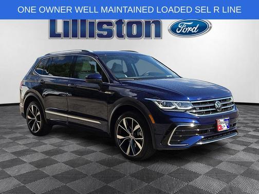 Atlantic Blue 2024 Volkswagen Tiguan 2.0T SEL R-Line