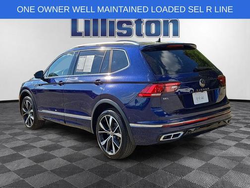 Atlantic Blue 2024 Volkswagen Tiguan 2.0T SEL R-Line
